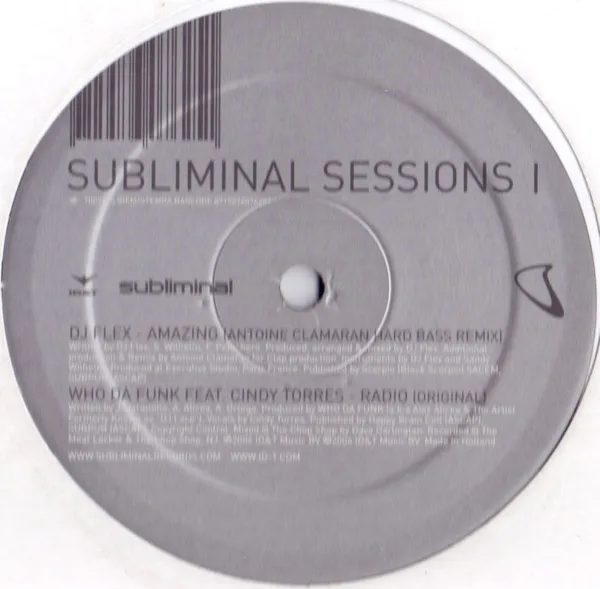 Album cover for Subliminal Sessions I by Various