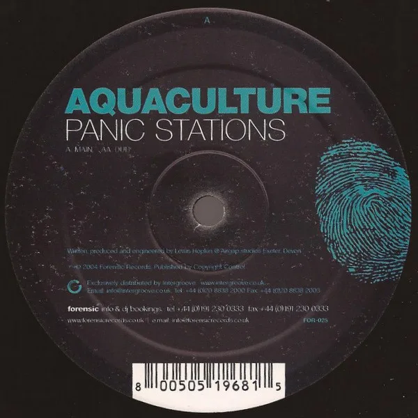 Album cover for Panic Stations by Aquaculture