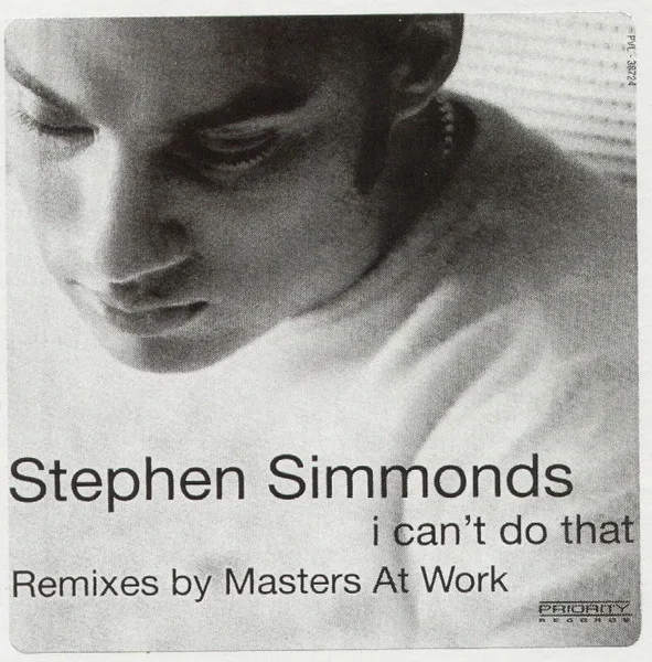 Album cover for I Can't Do That by Stephen Simmonds