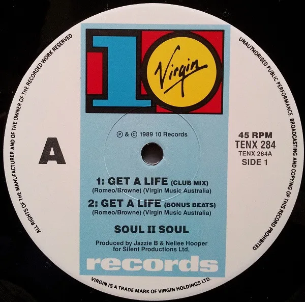 Album cover for Get A Life by Soul II Soul