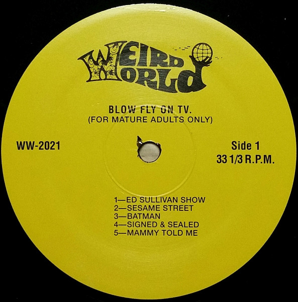 Album cover for Blowfly On TV. by Blowfly