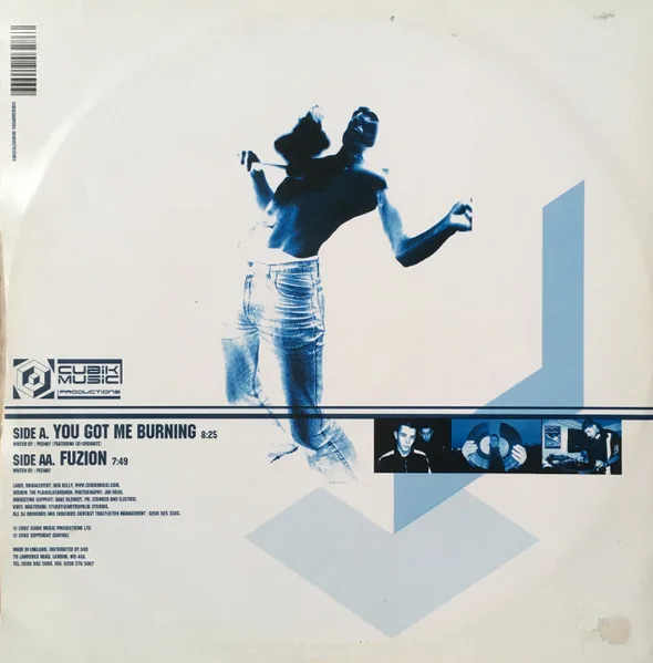 Album cover for You Got Me Burning / Fuzion by Peshay Featuring Co-Ordinate