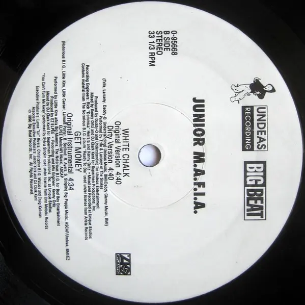 Junior M.A.F.I.A. - Gettin' Money (The Get Money Remix), Hip Hop, 1996 - Big Beat, US, Vinyl 1x 12", 33 ⅓ RPM, Single