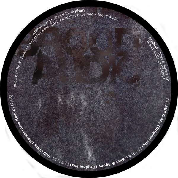 Album cover for Bliss & Agony EP by Erphun