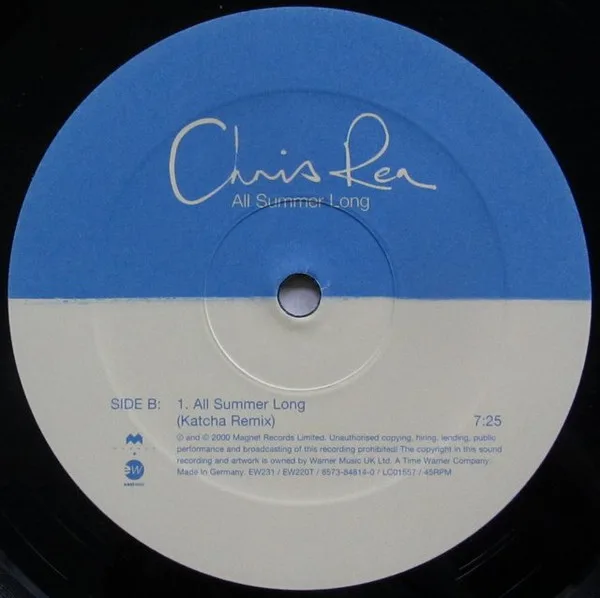 Album cover for All Summer Long by Chris Rea