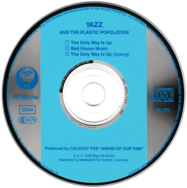 Album cover for The Only Way Is Up by Yazz And Plastic Population, The