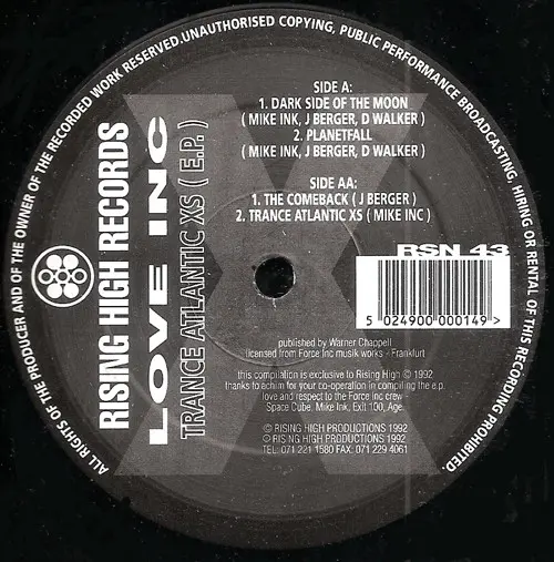 Trance Atlantic XS (E.P.)