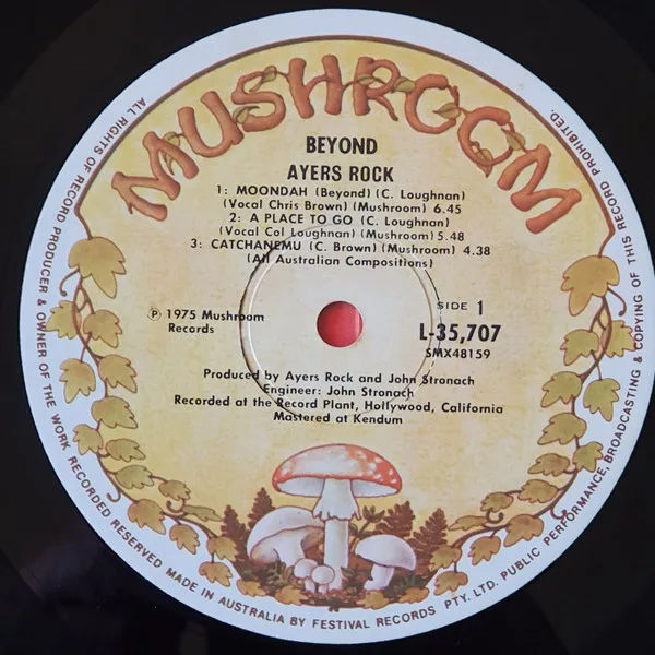 Album cover for Beyond by Ayers Rock (2)