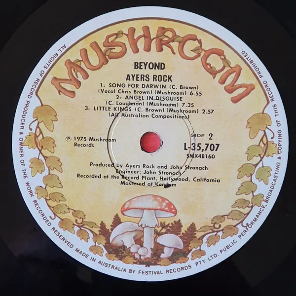 Album cover for Beyond by Ayers Rock (2)