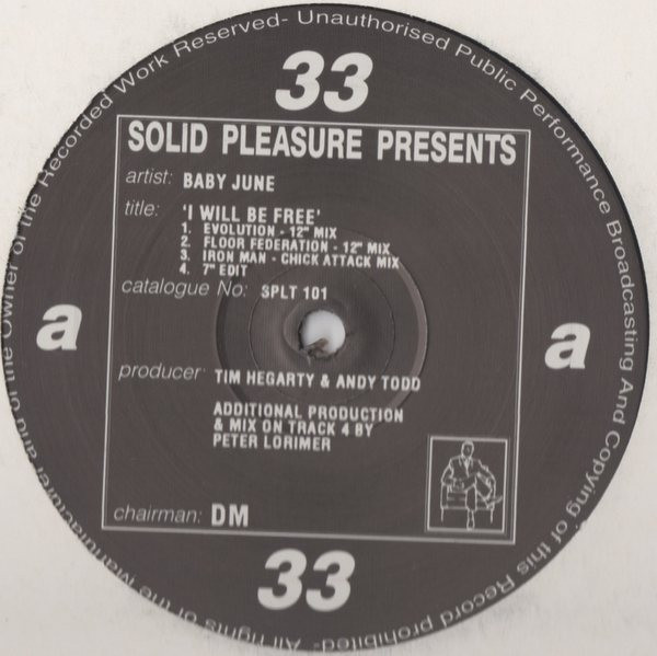 Album cover for I Will Be Free by Baby June