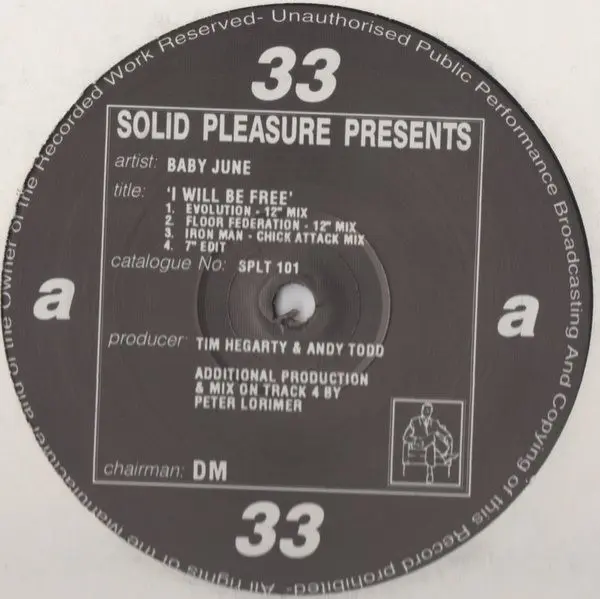 Album cover for I Will Be Free by Baby June