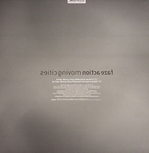 Faze Action - Moving Cities, Electronic, Deep House, Future Jazz, 2000 - Nuphonic, UK, Vinyl 1x 12", 45 RPM