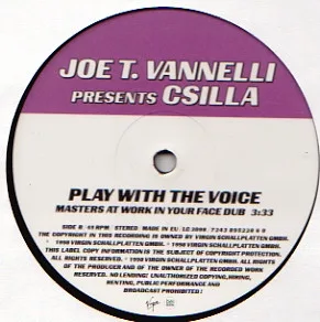 Album cover for Play With The Voice (Masters At Work Mixes) by Joe T. Vannelli