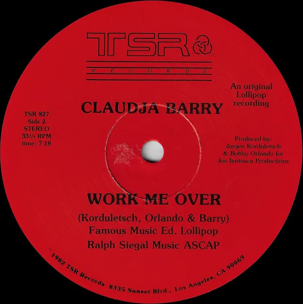 Album cover for I Will Follow Him / Work Me Over by Claudja Barry