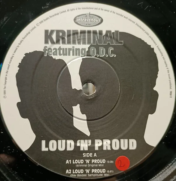 Album cover for Loud 'N' Proud by Kriminal Featuring O.D.C. (2)