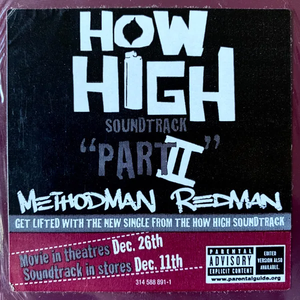 Album cover for How High Soundtrack "Part II" by Method Man & Redman