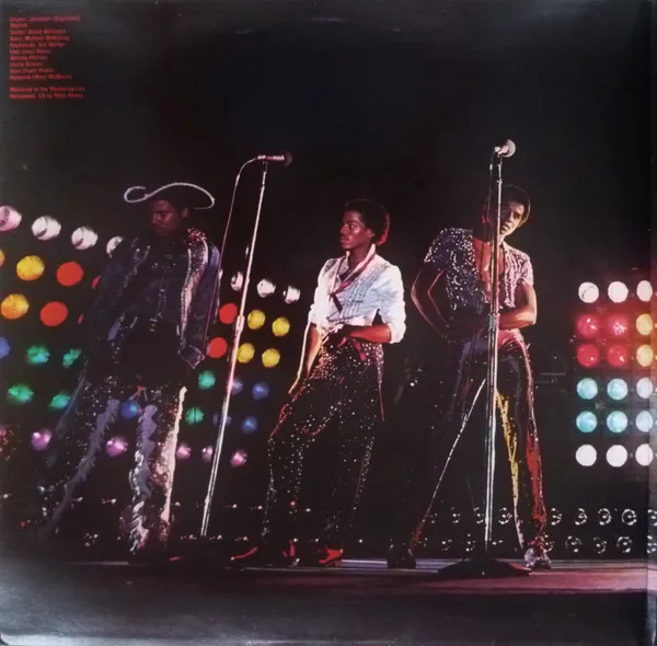 Album cover for Live by Jacksons, The