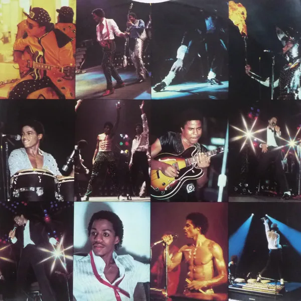 Album cover for Live by Jacksons, The