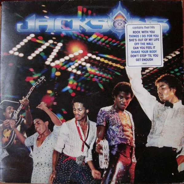 Album cover for Live by Jacksons, The