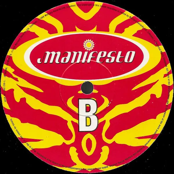 Yomanda - Synth & Strings, Electronic, Hard House, House, 1999 - Manifesto, UK, Vinyl 1x 12", 33 ⅓ RPM, 45 RPM, Single
