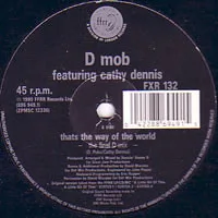 Album cover for That's The Way Of The World (Remix) by D Mob Featuring Cathy Dennis