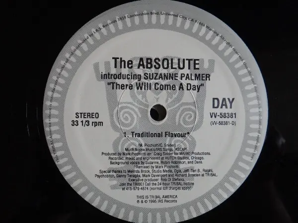 Absolute, The Introducing Suzanne Palmer - There Will Come A Day, Electronic, Acid House, Garage House, House, Tribal House, 