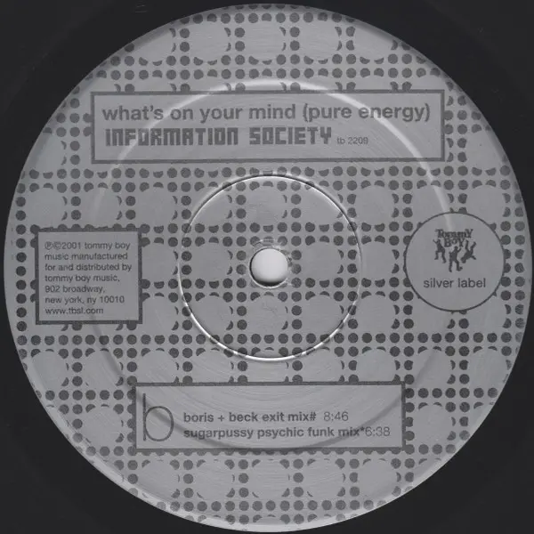 Album cover for What's On Your Mind (Pure Energy) by Information Society