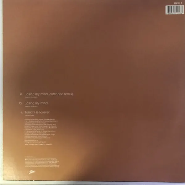 Album cover for Losing My Mind by Liza Minnelli