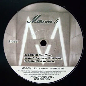 Album cover for Makes Me Wonder / Little Of Your Time by Maroon 5