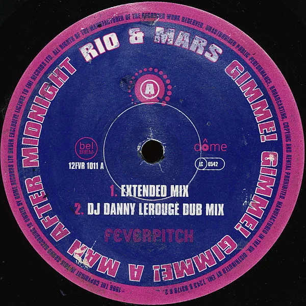 Album cover for Gimme! Gimme! Gimme! (A Man After Midnight) by Rio & Mars