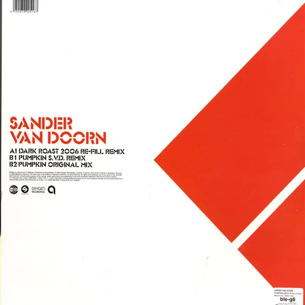 Album cover for Dark Roast 2006 / Pumpkin by Sander van Doorn