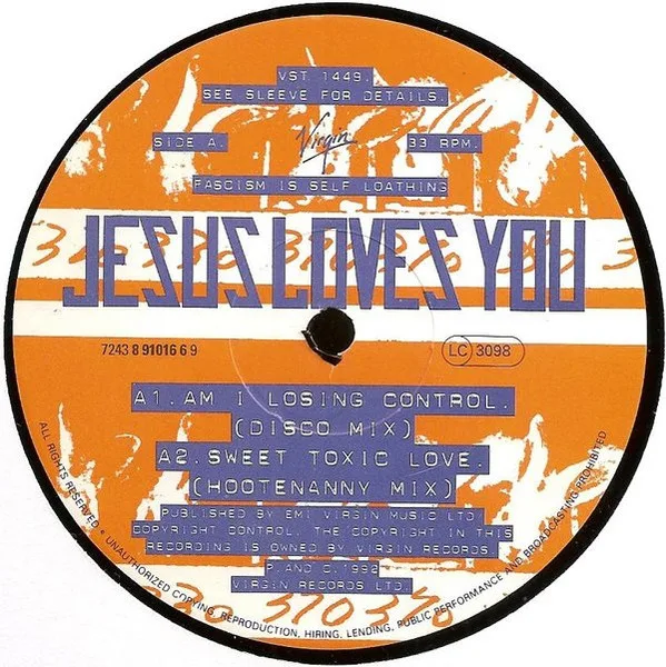 Album cover for Sweet Toxic Love by Jesus Loves You