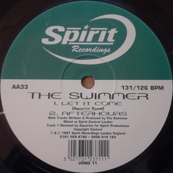Swimmer, The - Treatin' Me Right, Electronic, House, Progressive House, Progressive Trance, 1997 - Spirit Recordings, UK, Vin