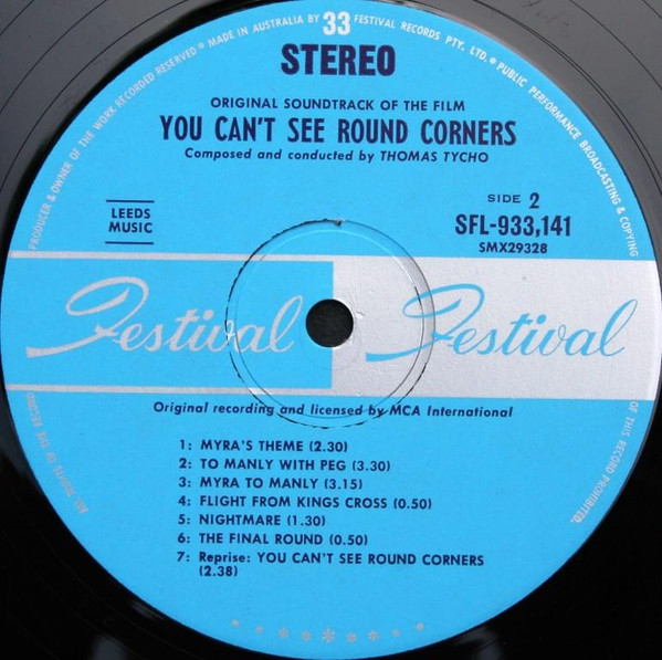 Tommy Tycho - You Can't See Round Corners (Original Soundtrack Recording), Stage & Screen, Soundtrack, 1969 - Festival Record