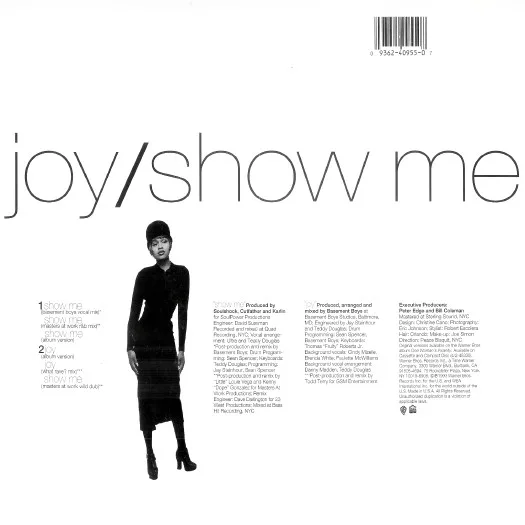 Album cover for Joy / Show Me by Ultra Naté
