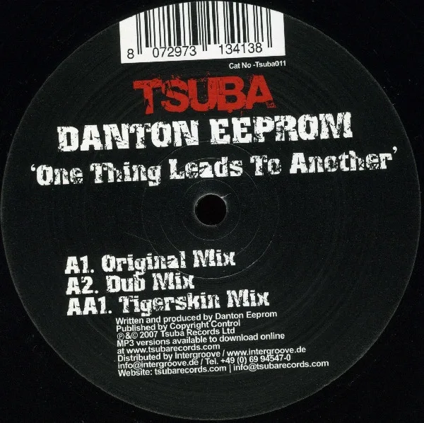 Album cover for One Thing Leads To Another by Danton Eeprom