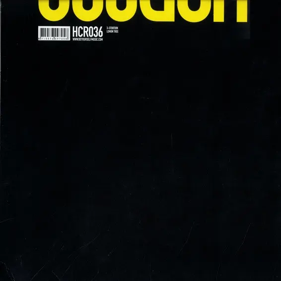 Marcel Woods - 3-Stortion / Lemon Tree, Electronic, Tech Trance, Trance, 2007 - High Contrast Recordings (2), Netherlands, Vi