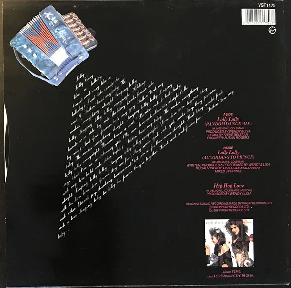 Album cover for Lolly Lolly by Wendy & Lisa