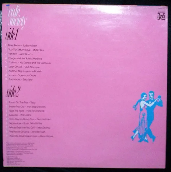 Album cover for Cafe Society by Various