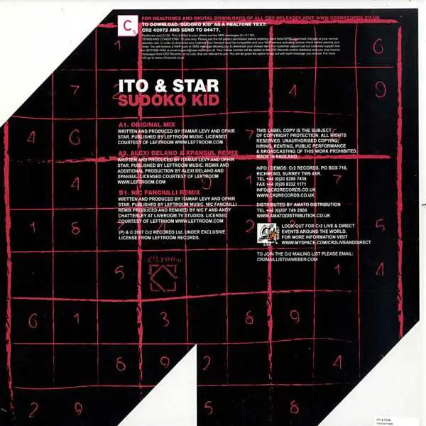 Album cover for Sudoko Kid by Ito (4) & Ophir Star