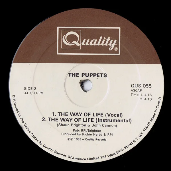 Album cover for The Way Of Life by Puppets, The