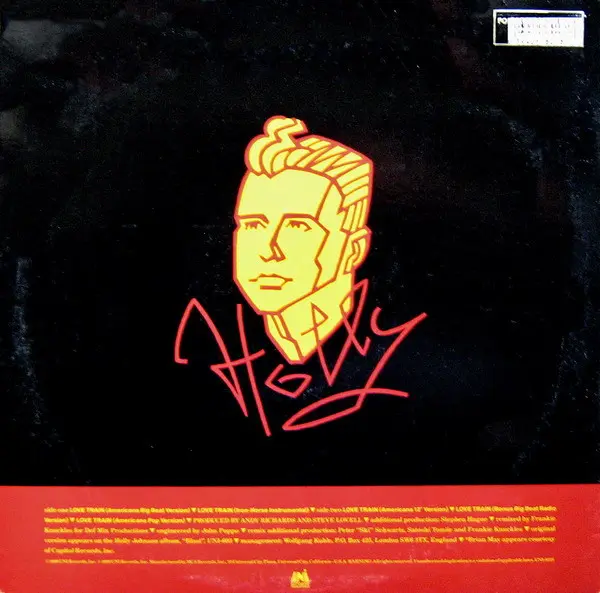 Holly Johnson - Love Train (Previously Unreleased Mixes) - 1989 - House, Synth-pop - UNI Records - Vinyl 1x 12", 33 ⅓ RPM, Si