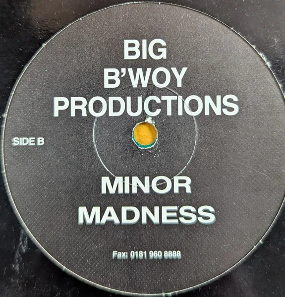 Album cover for Disco Machine / Minor Madness by Big B'Woy