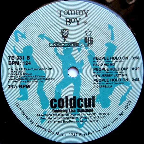 Album cover for People Hold On by Coldcut Featuring Lisa Stansfield