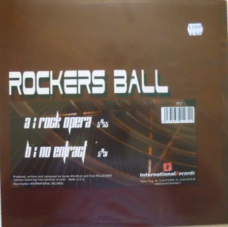 Album cover for Rock Opera / No Entract by Rockers Ball