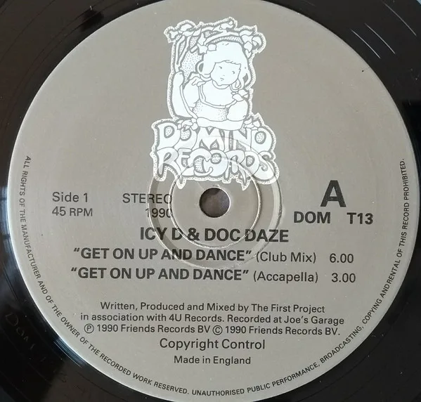 Album cover for Get On Up And Dance by Icy D. & Doc Daze