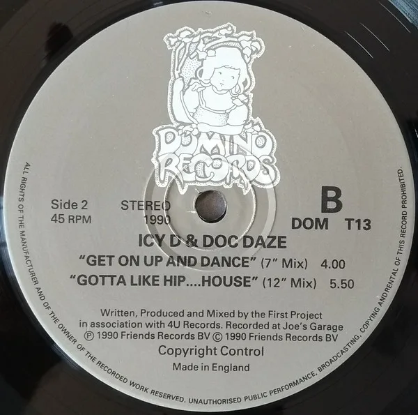 Album cover for Get On Up And Dance by Icy D. & Doc Daze