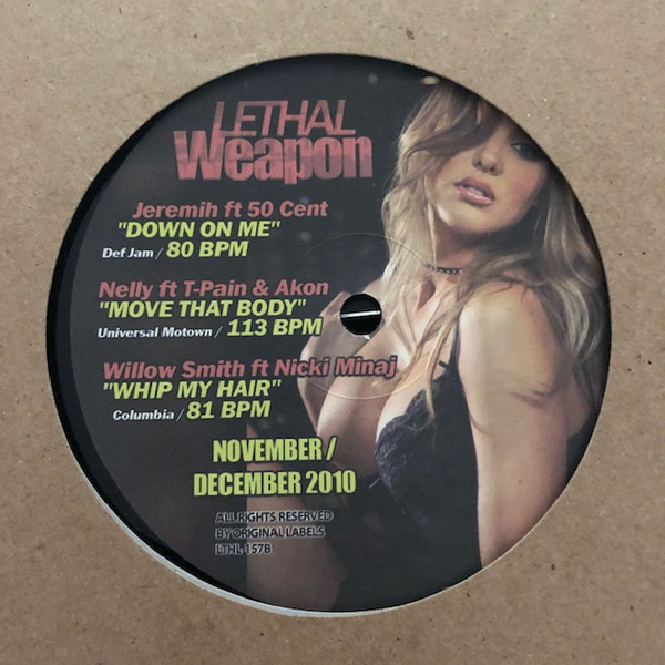 Various - Lethal Weapon November / December 2010, Hip Hop, Pop, RnB/Swing, 2010 - Strictly Hits Vinyl Service, US, Vinyl 1x 1