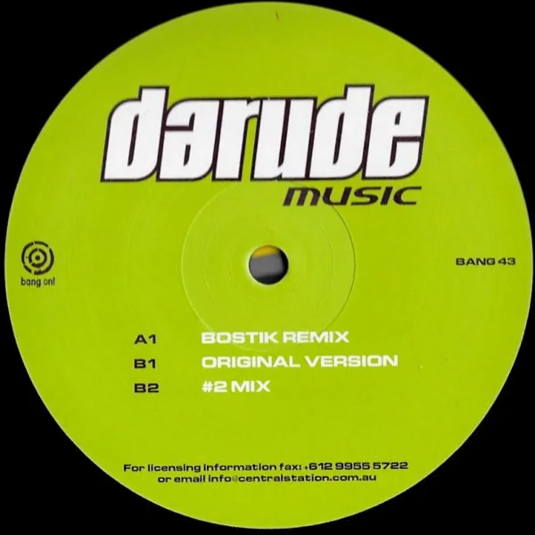 Album cover for Music by Darude