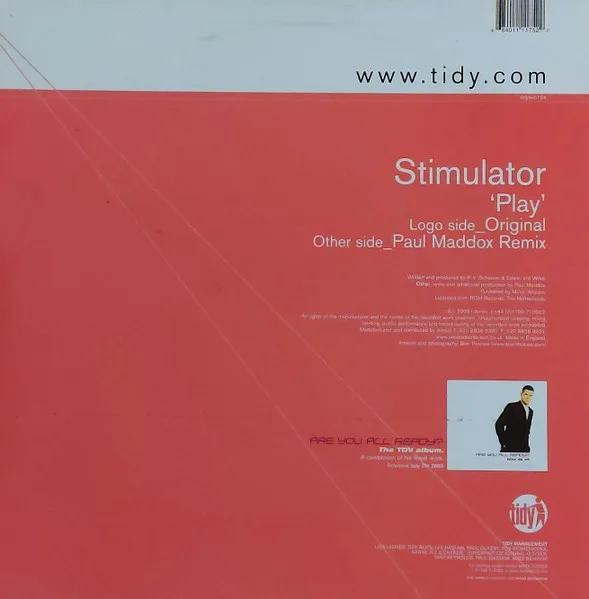 Album cover for Play by Stimulator
